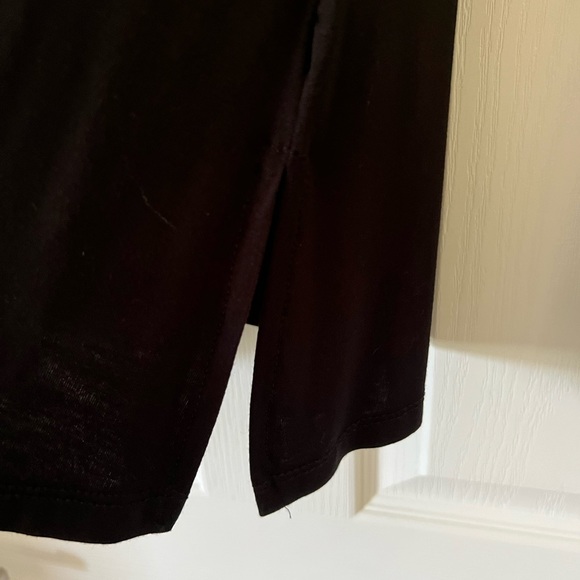 Cable & Gauge Black Jeweled Long Sleeve Open Slitted Top Size Small - Picture 5 of 8